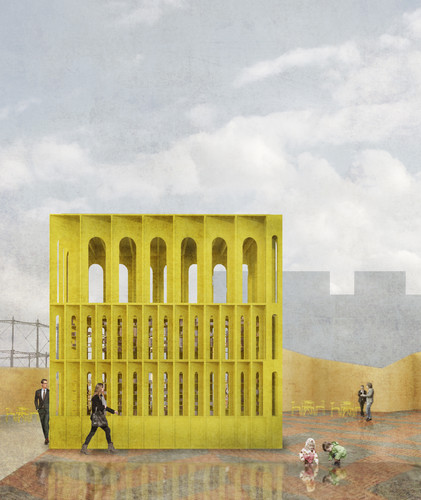 The Yellow Pavilion at King’s Cross